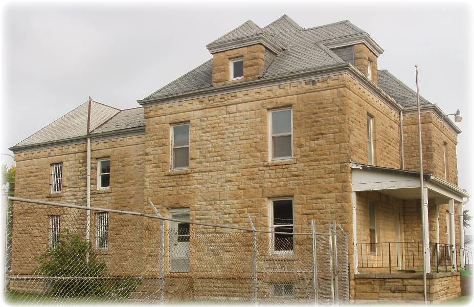 Limestone Jail Located in Washington, Kansas