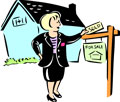 Clip Art Realtor With For Sale Sign