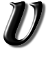 Alphabet Letter U